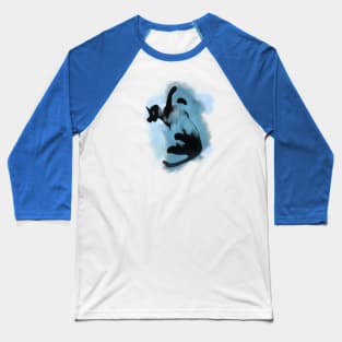 Siamese Cat Dreams Baseball T-Shirt